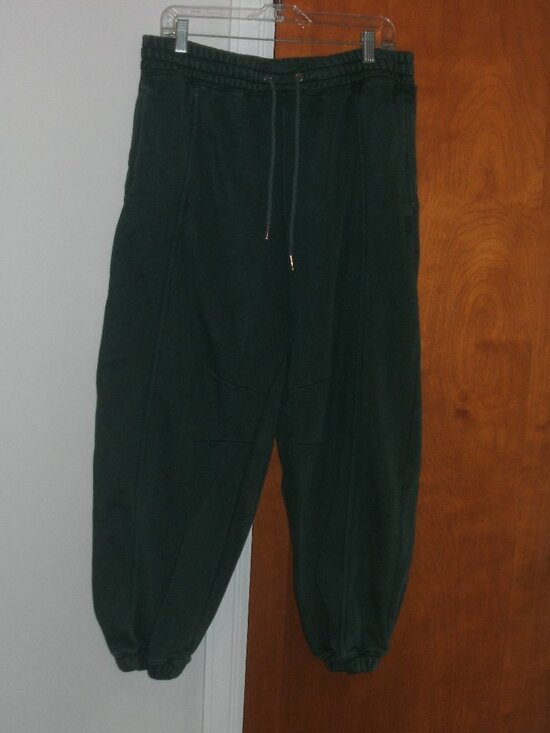 FP Movement by Free People Pants - FP Free People Movement Sweatpants Green Joggers Drawstring Sweatpants Pockets